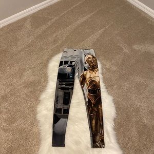BLACKMILK STARWARS SIZE MEDIUM LEGGINGS C3PO R2D2